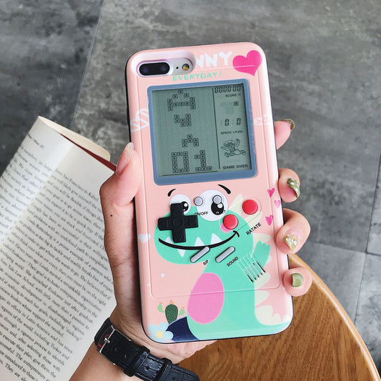 Suitable for iPhone13promax game mobile phone case Tetris Apple 12 nostalgic decompression mobile phone case X