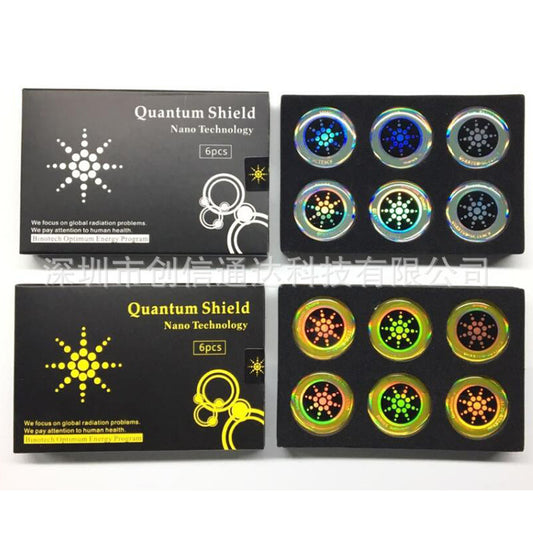 FusionExcel EMR Quantum Shield Science Mobile Phone Anti-Radiation Sticker Negative Ion Shield