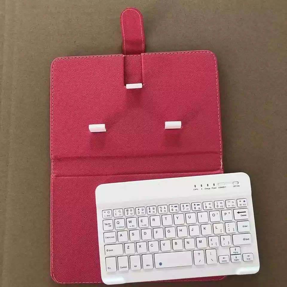 Mobile phone bluetooth keyboard leather case suitable for Android Apple mobile phone protective case external keyboard leather case split leather case