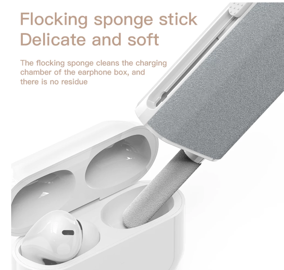 New multi-function computer cleaning kit mobile phone keyboard screen cleaner wipe bluetooth headset storage cleaning pen