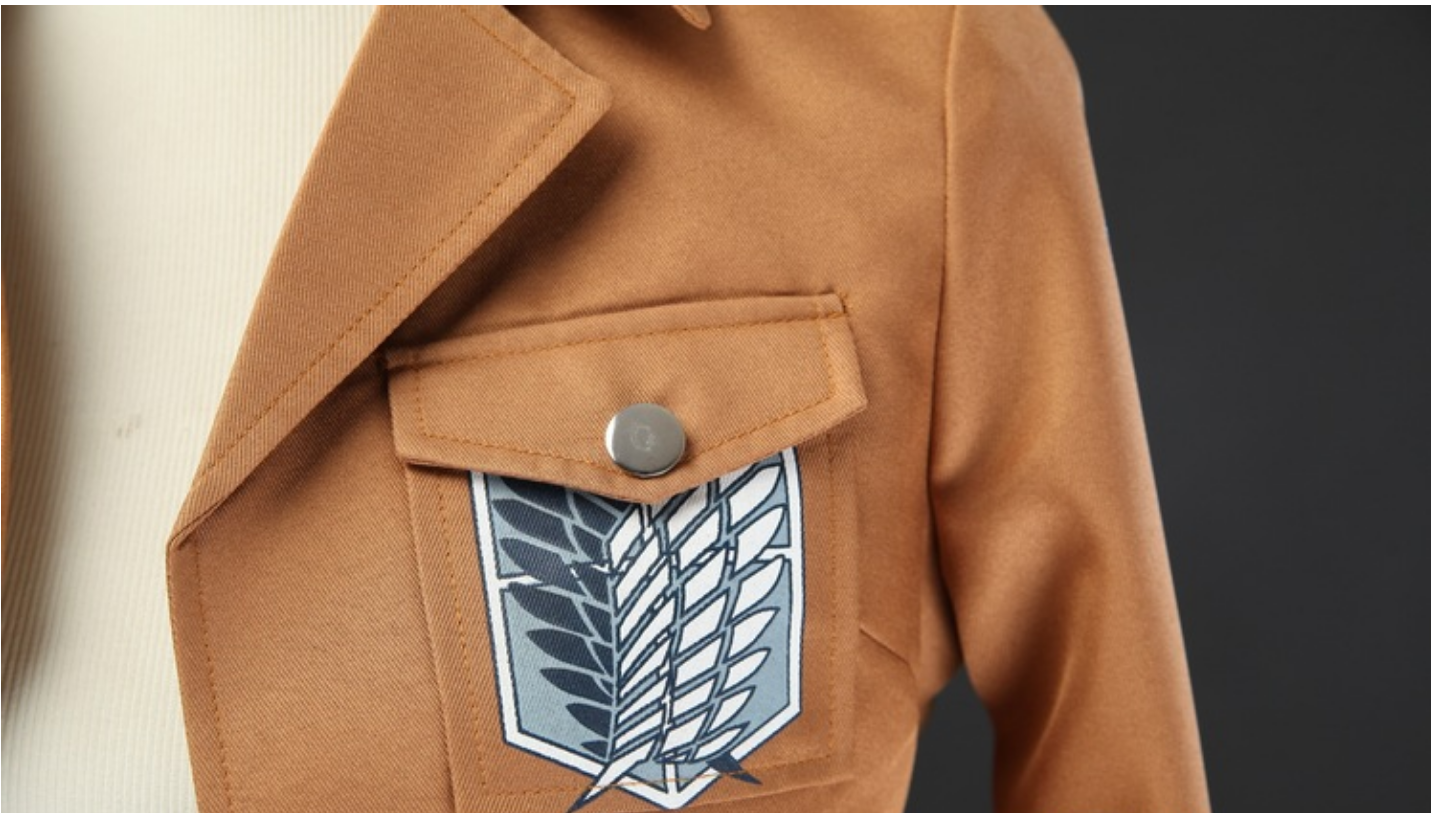 Attack on Titan cos jacket Survey Corps Wings of Freedom Captain Mikasa Allen cosplay jacket top