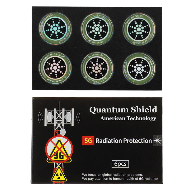 FusionExcel EMR Quantum Shield Science Mobile Phone Anti-Radiation Sticker Negative Ion Shield