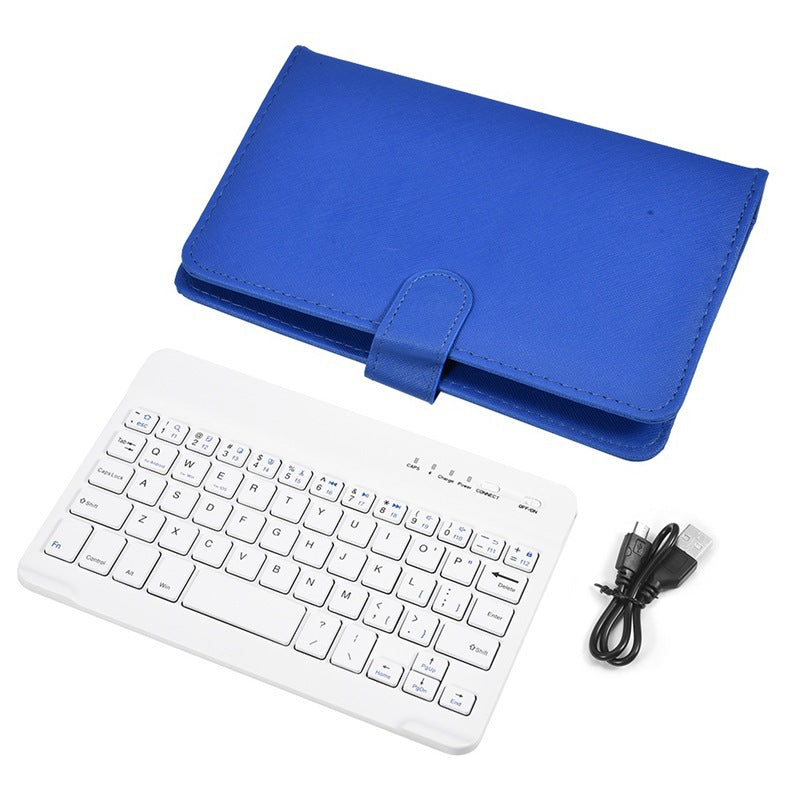 Mobile phone bluetooth keyboard leather case suitable for Android Apple mobile phone protective case external keyboard leather case split leather case