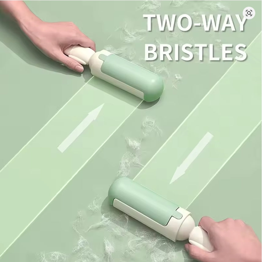 Pet Hair Remover Clothes Static Multi-purpose Double-sided Brush Cat Hair Scraper Roller Sticker