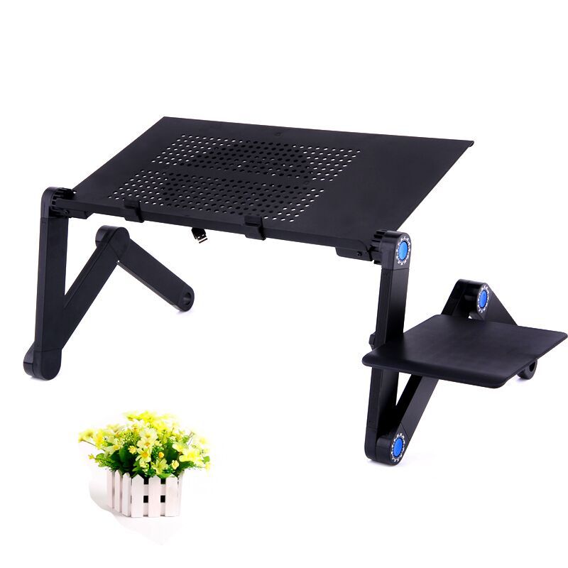 cooling laptop table / bed computer table / iPad desk / lazy aluminum folding table