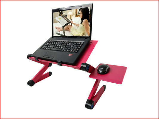 cooling laptop table / bed computer table / iPad desk / lazy aluminum folding table