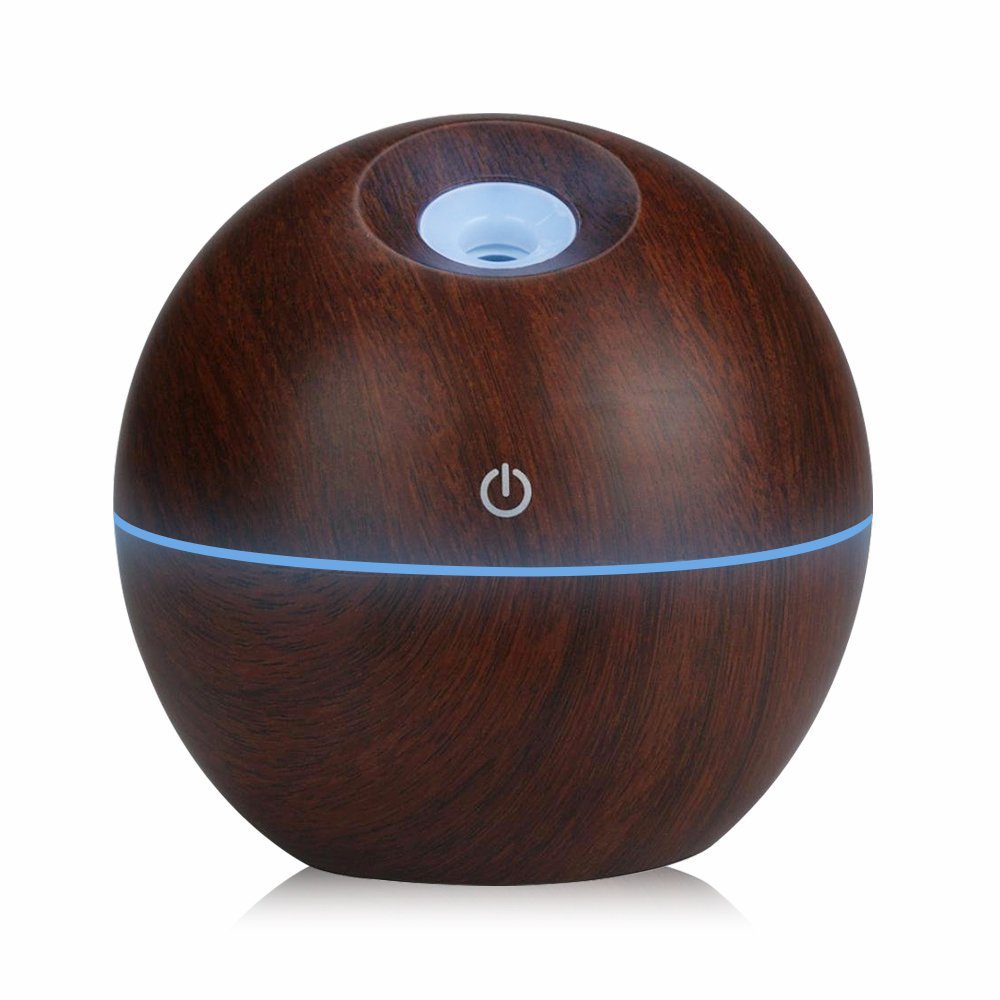 2019 foreign trade wood grain humidifier USB mini home bedroom prepaid baby mute moisturizing air purifier