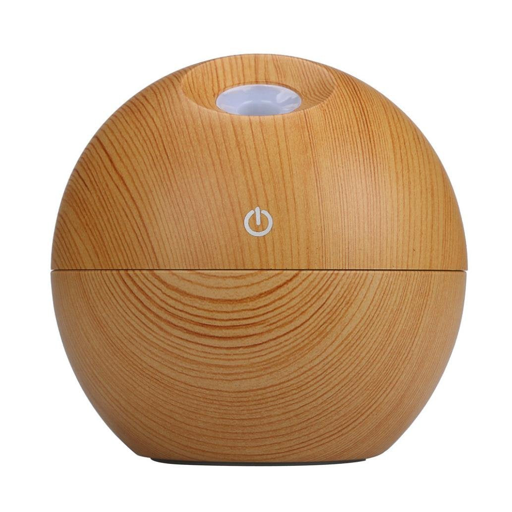 2019 foreign trade wood grain humidifier USB mini home bedroom prepaid baby mute moisturizing air purifier