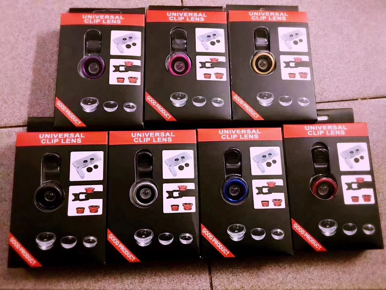 Mobile phone fisheye lens three-in-one mobile phone lens magnifying glass fisheye wide-angle macro Selfie