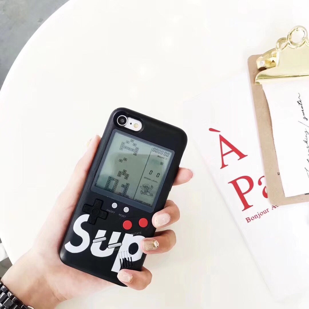 Suitable for iPhone13promax game mobile phone case Tetris Apple 12 nostalgic decompression mobile phone case X