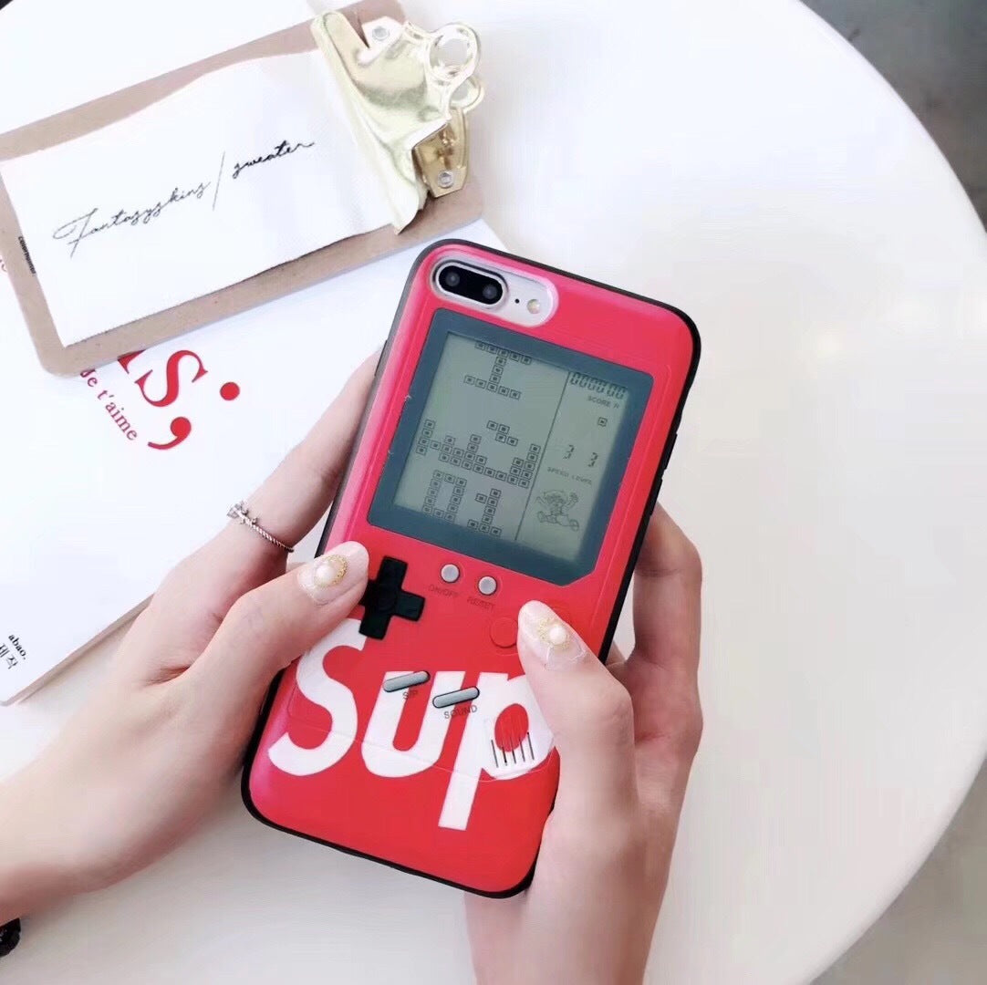 Suitable for iPhone13promax game mobile phone case Tetris Apple 12 nostalgic decompression mobile phone case X