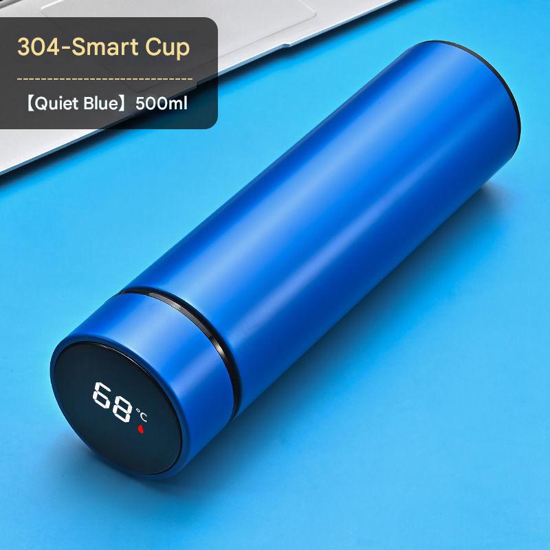 Smart temperature display 304 stainless steel gift custom insulation cup simple portable business tea brewing event gift water cup