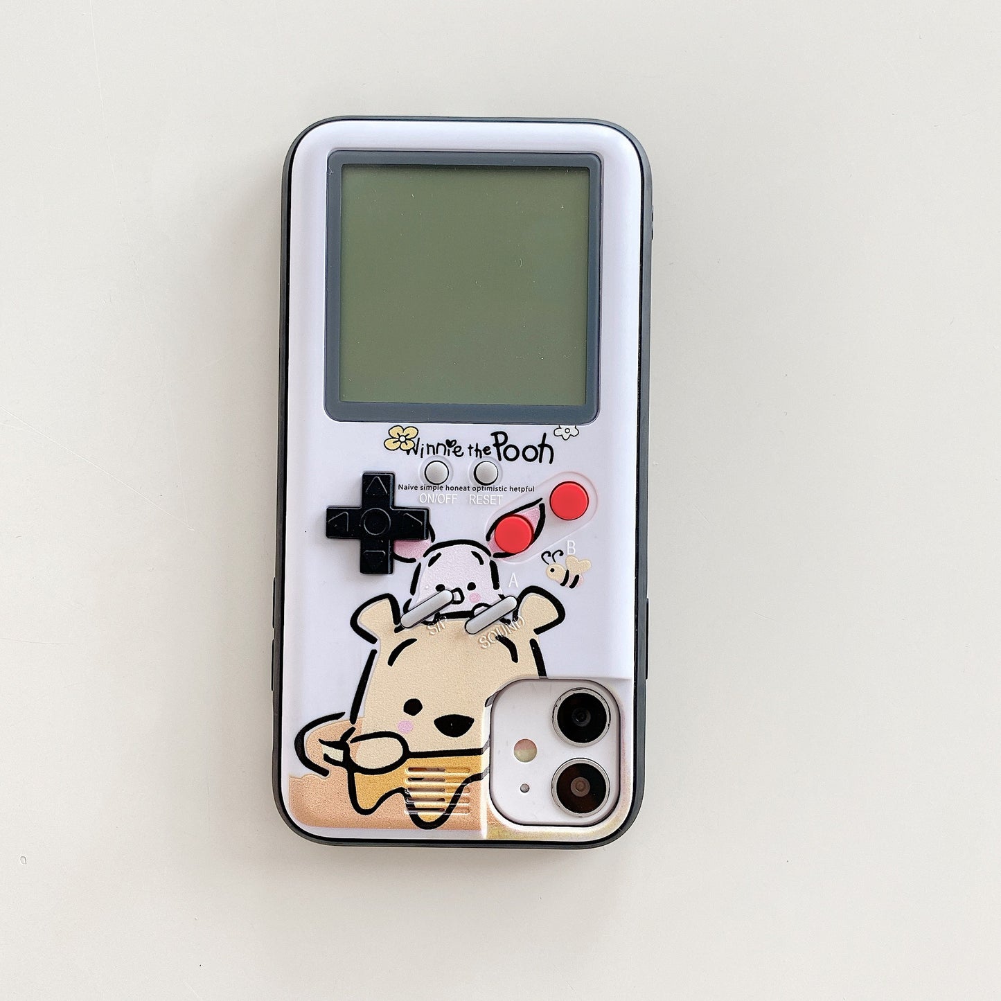 Tetris black and white screen Apple 13/12 suitable for iPhone 14promax game console mobile phone case xs/8p