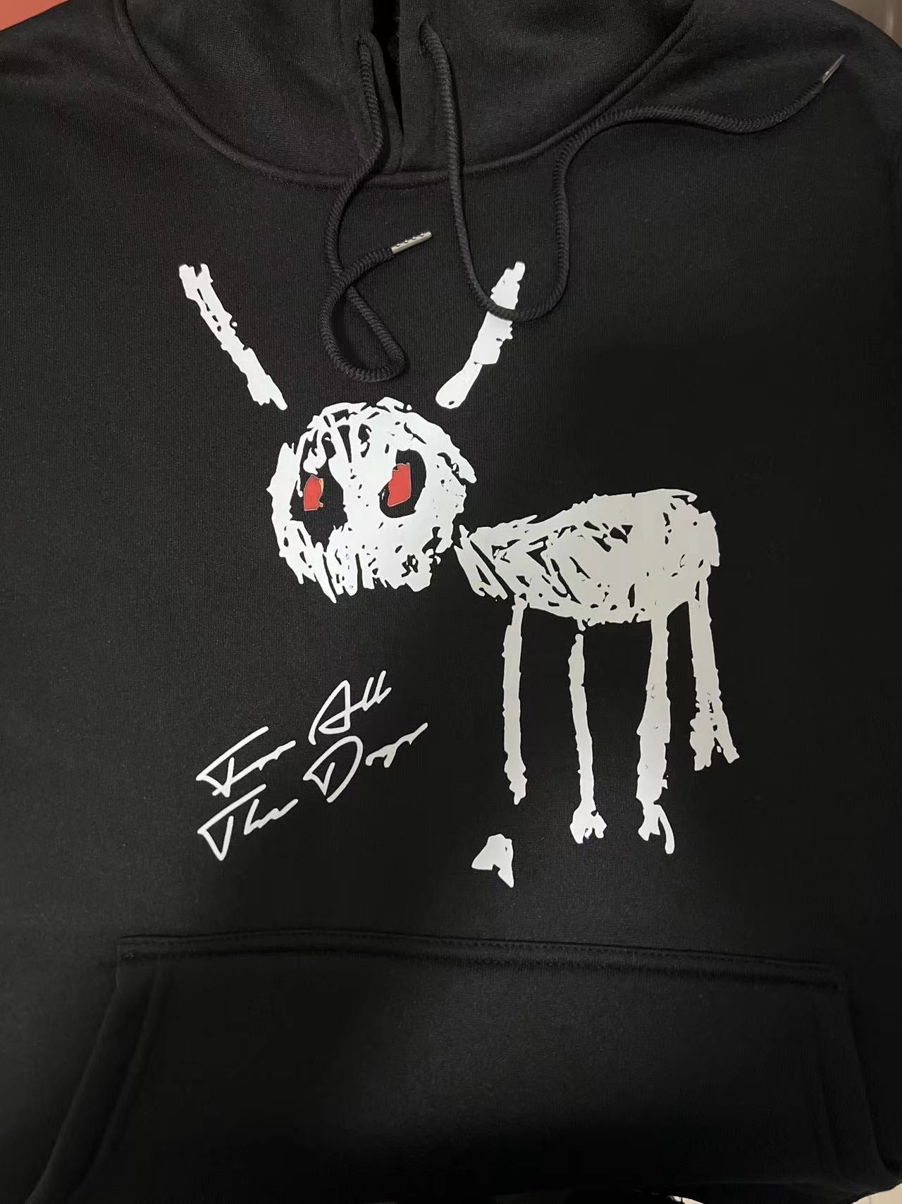 2024 New Rapper Drake for All The Dogs Letter Hoodie Men's Hi