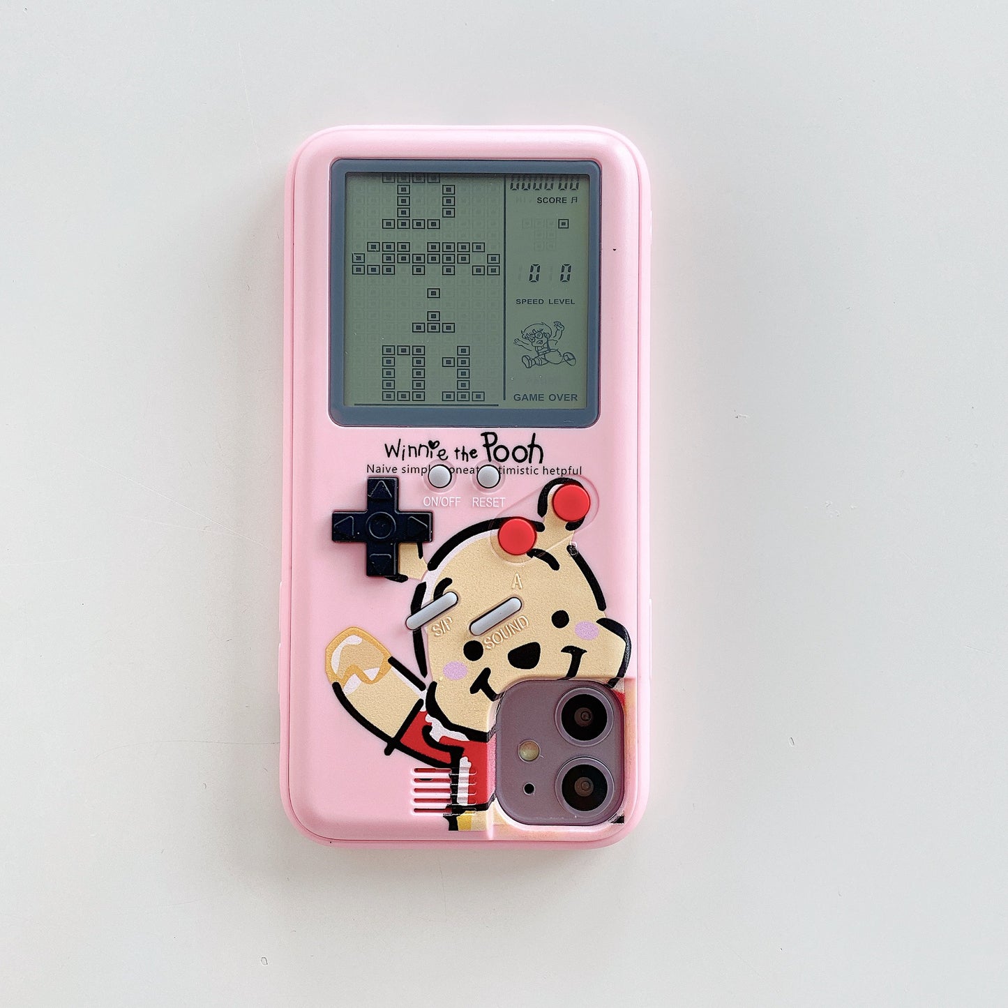 Tetris black and white screen Apple 13/12 suitable for iPhone 14promax game console mobile phone case xs/8p