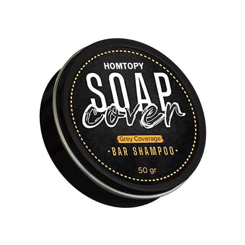 Cross-border new product HOMTOPY Polygonum multiflorum shampoo soap Shouwu shampoo soap handmade soap cleaning nourishing care