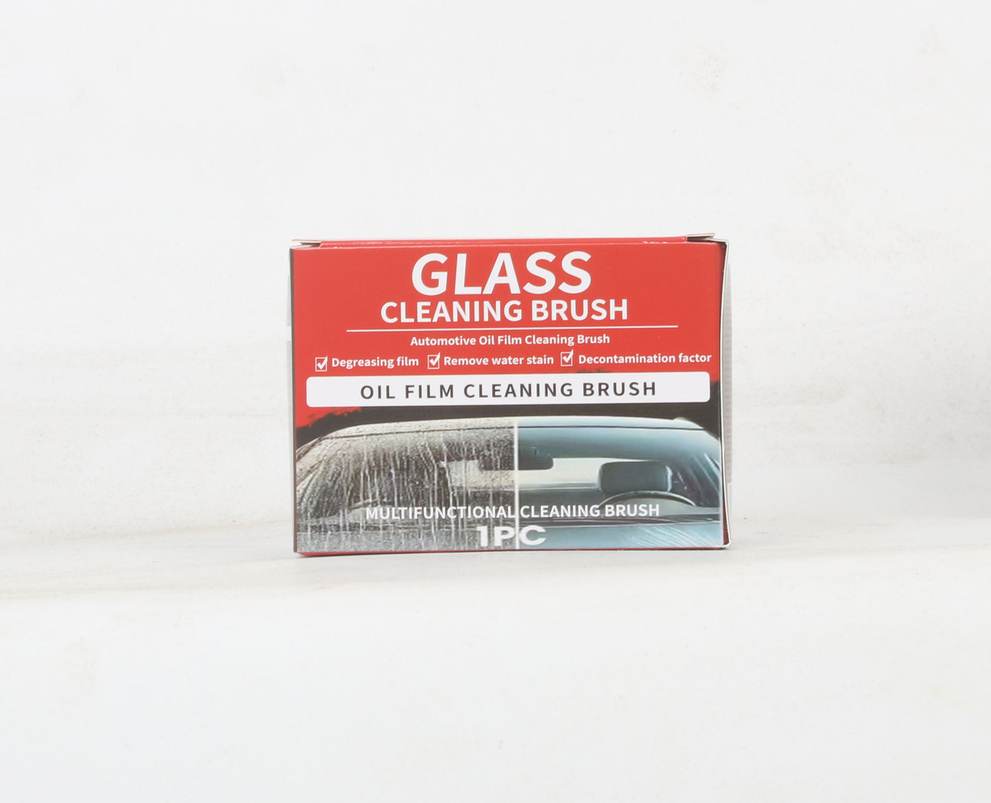 English version color box windshield film cleaner set decontamination cleaning car window rainproof car glass cleaning brush