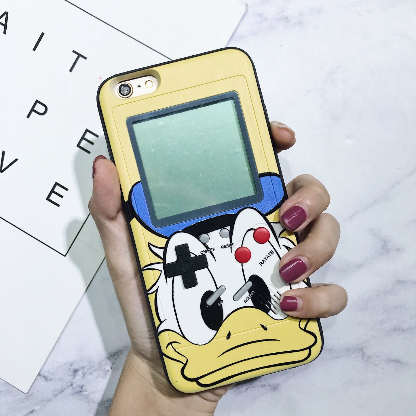 Tetris black and white screen Apple 13/12 suitable for iPhone 14promax game console mobile phone case xs/8p