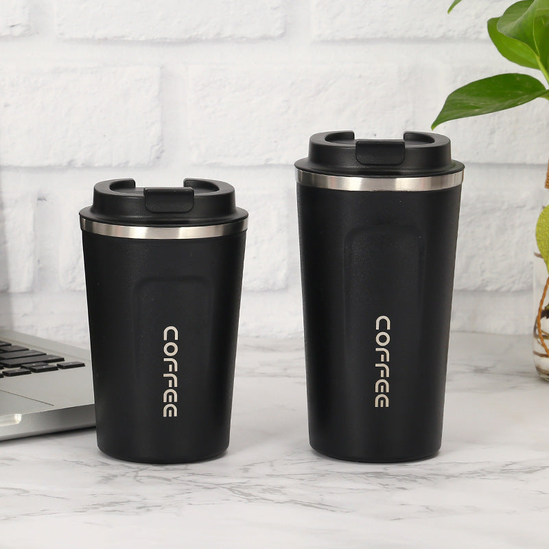 Cross-border gradient color smart second generation concave and convex cup 304 stainless steel thermos cup car cup portable coffee cup