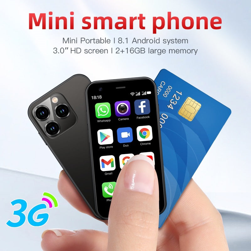 Cross-border XS15 Smart Phone 3G Network Android 8.1 Quad Core 2GB RAM 16GB ROM 3.0 Screen SOY