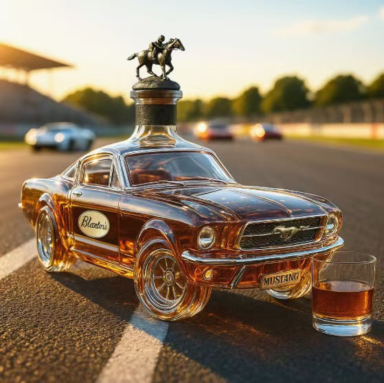 Empty whiskey vodka bottle water car whiskey bottle car red wine special-shaped sealed wine bottle