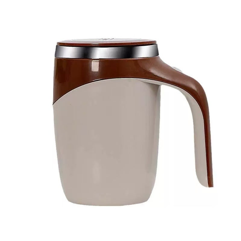 Fully automatic electric stirring cup, soy milk coffee cup, magnetic rotating stainless steel cross-border hot-selling charging water cup printing