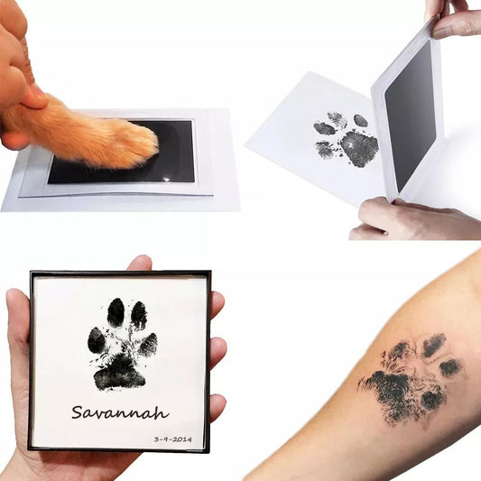 Pets and children's no-wash footprints, rubbings, commemorative photo albums and postcards, DIY production of pet supplies, cross-border shipping