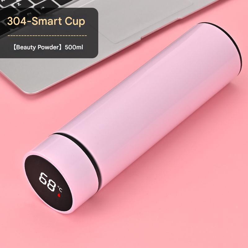 Smart temperature display 304 stainless steel gift custom insulation cup simple portable business tea brewing event gift water cup