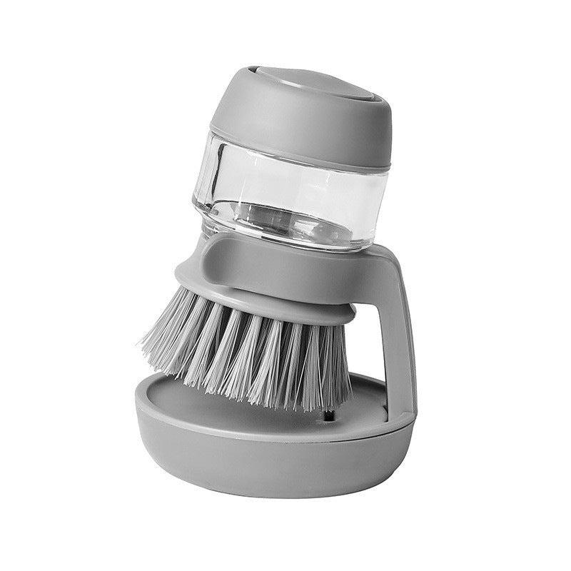 Pot brush decontamination and descaling cleaning brush kitchen press degreasing pot washing brush automatic liquid filling dishwashing brush