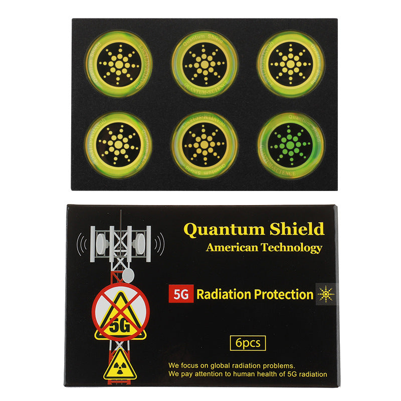 FusionExcel EMR Quantum Shield Science Mobile Phone Anti-Radiation Sticker Negative Ion Shield