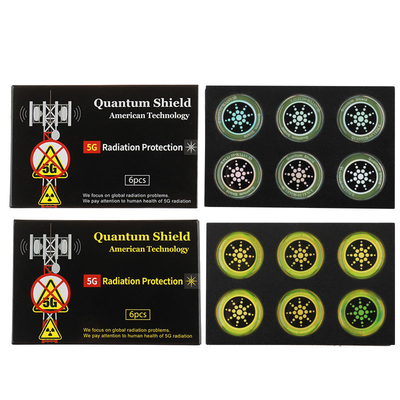 FusionExcel EMR Quantum Shield Science Mobile Phone Anti-Radiation Sticker Negative Ion Shield