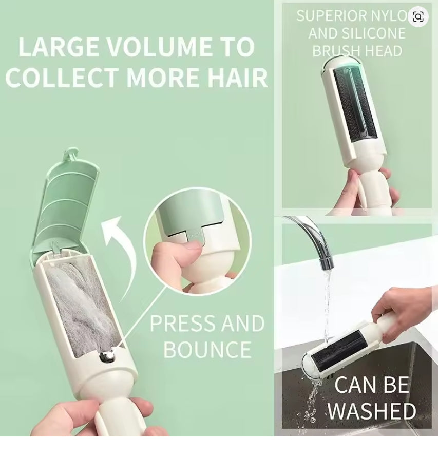Pet Hair Remover Clothes Static Multi-purpose Double-sided Brush Cat Hair Scraper Roller Sticker