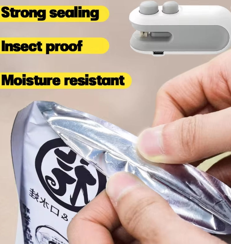 Snack sealing machine small household sealer mini sealing machine hand pressure laminator plastic bag sealing artifact