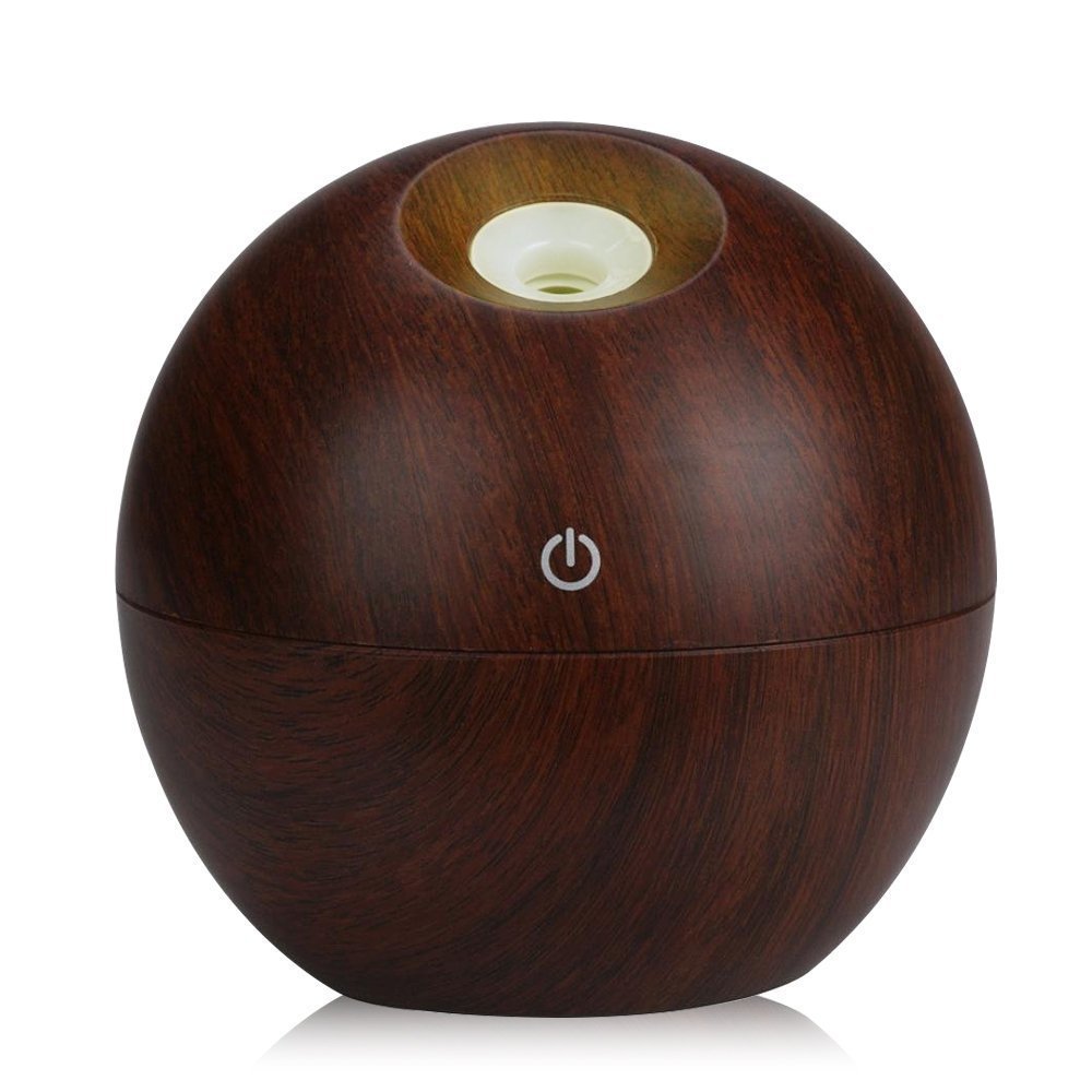 2019 foreign trade wood grain humidifier USB mini home bedroom prepaid baby mute moisturizing air purifier