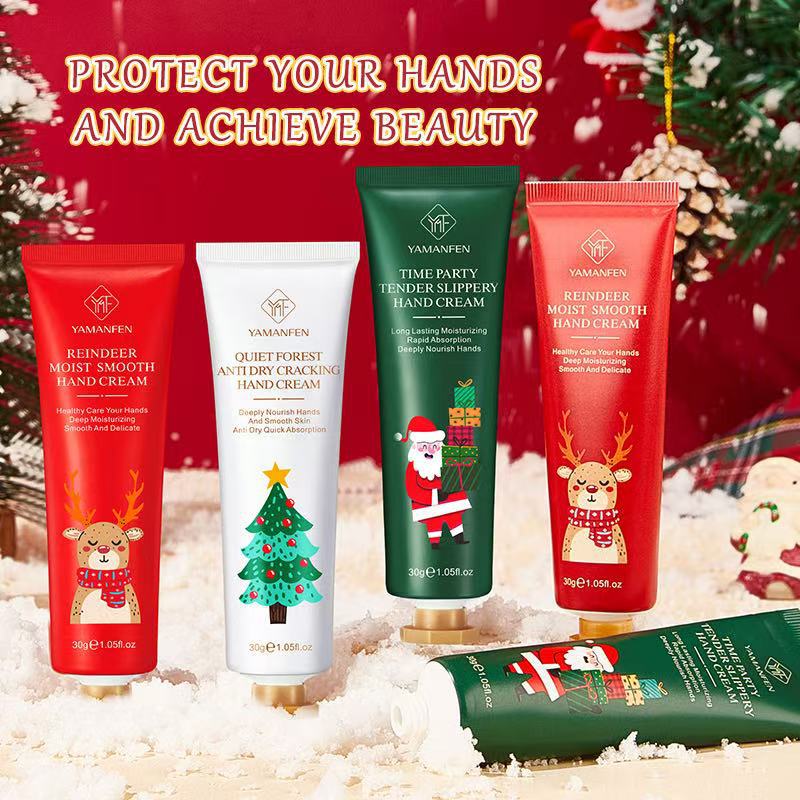 YMF Moisturizing Christmas Hand Cream Set (Cross-border) - Autumn/Winter Nourishing and Hydrating Hand Cream - Wholesale for Foreign Trade - High Moisturizing