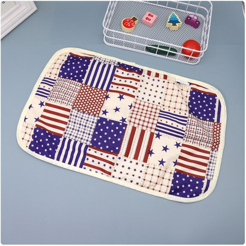 [Amazing Series] Dulaiduwan three-layer cotton baby changing pad baby waterproof changing pad 60*90