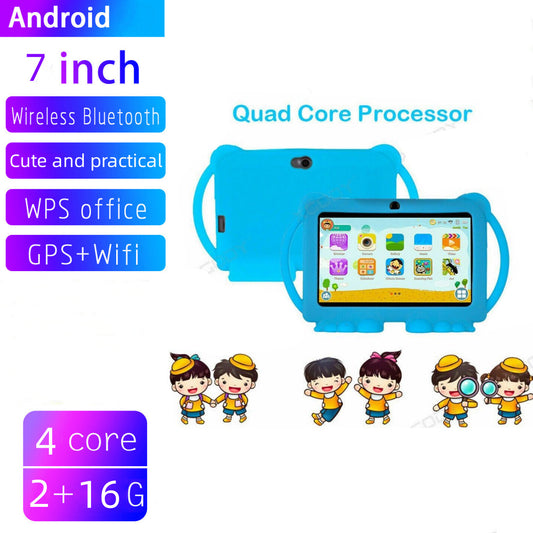 Foreign trade factory 7-inch children's tablet cross-border foreign trade WFI version quad-core processor A331+16 Android 8.1