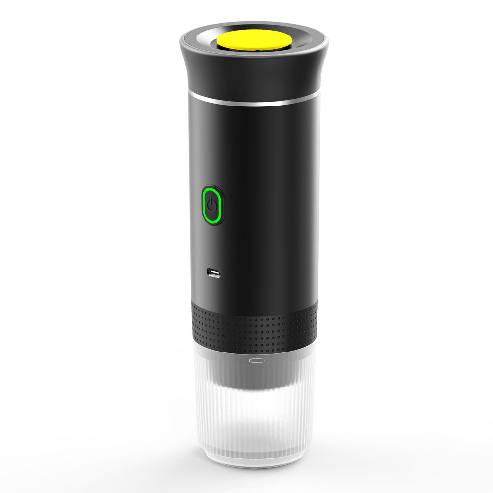 Portable capsule coffee machine, home mini coffee pot, electric outdoor espresso machine