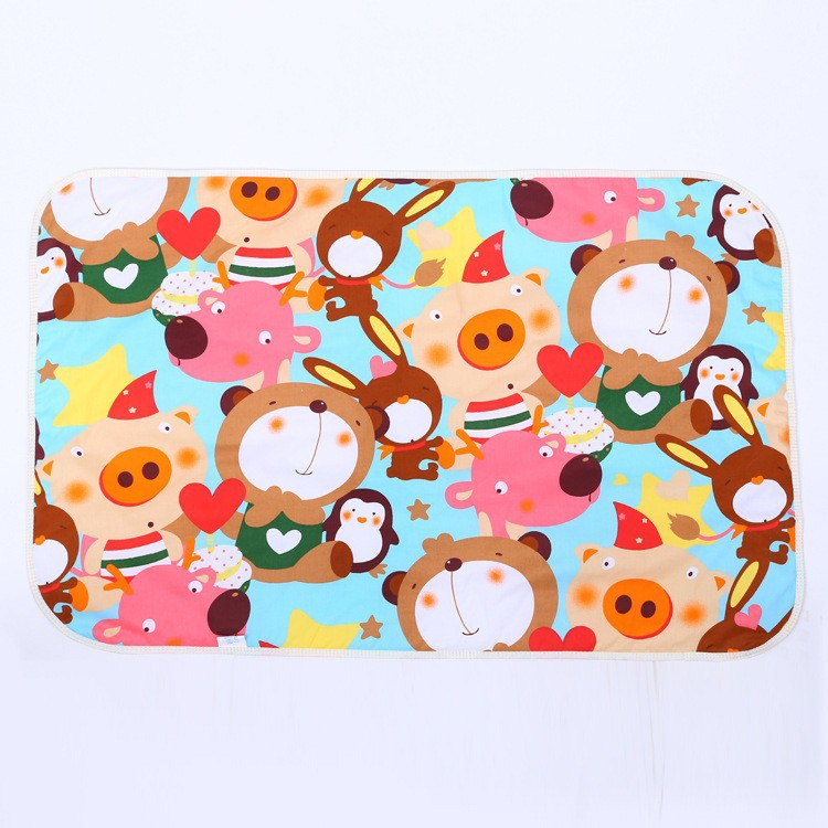 [Amazing Series] Dulaiduwan three-layer cotton baby changing pad baby waterproof changing pad 60*90