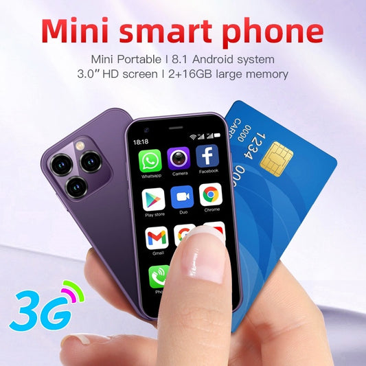 Cross-border XS15 Smart Phone 3G Network Android 8.1 Quad Core 2GB RAM 16GB ROM 3.0 Screen SOY