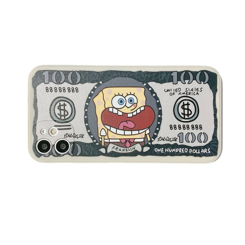 Cartoon cute Phone13pro max mobile phone case Apple 12 Pro all-inclusive 11 soft xr/8p suitable for couples