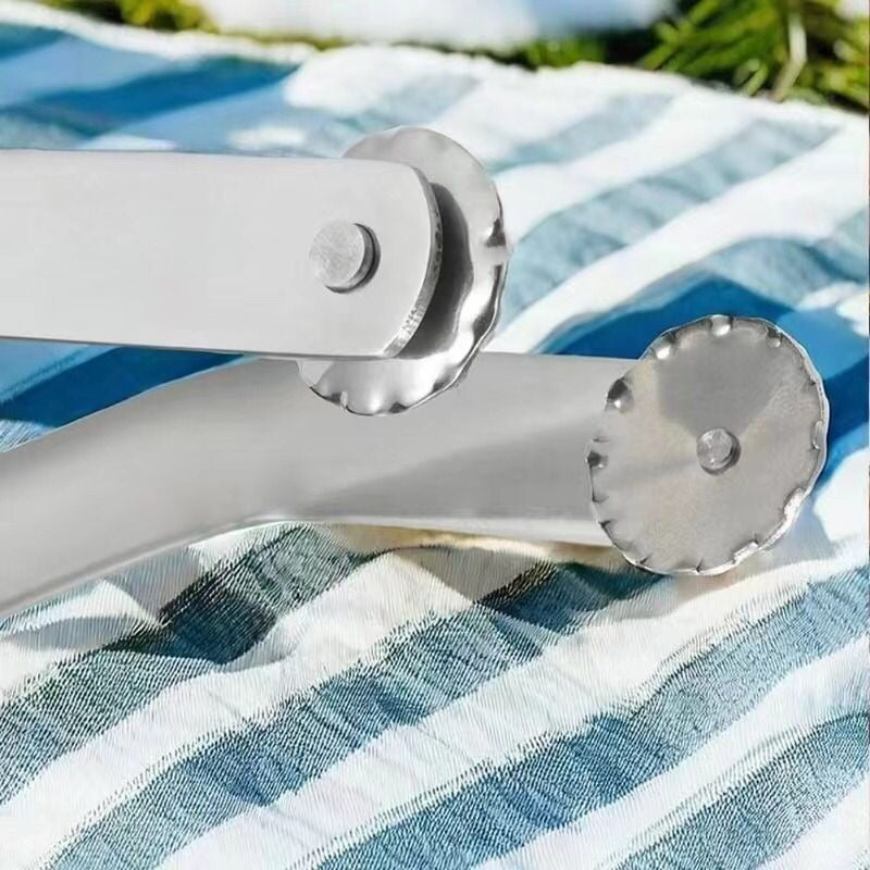 Amazon's hot-selling stainless steel barbecue clip barbecue clip multi-functional extended anti-scalding barbecue tool bread food clip