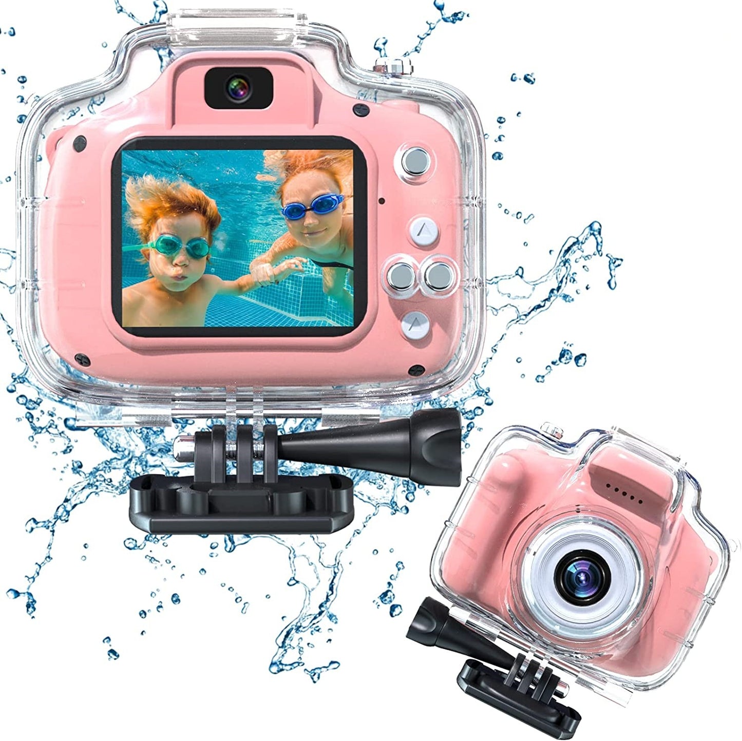 Amazon's popular sports waterproof stand for children mini camera children's high-definition digital camera toy can take pictures