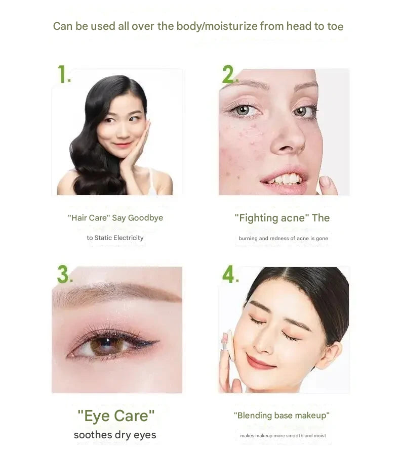 HOLIKA Natural Aloe Vera Gel 250ml South Korea Imported 55ml After-sun Soothing Mask Skin Care