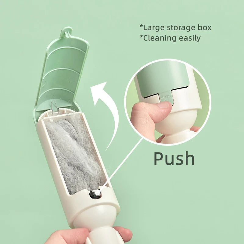 Pet Hair Remover Clothes Static Multi-purpose Double-sided Brush Cat Hair Scraper Roller Sticker